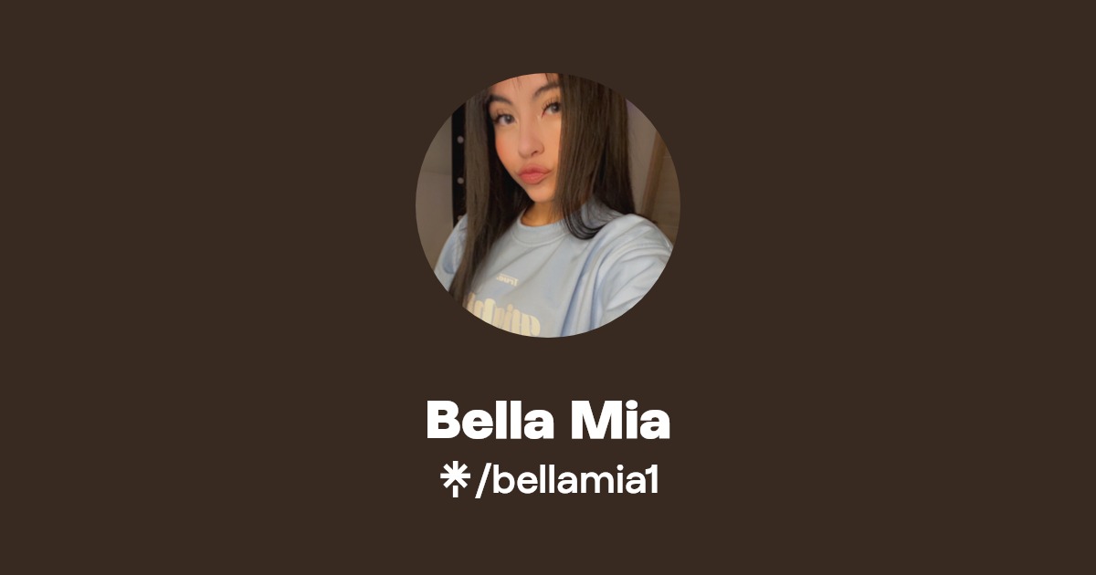 Bella Mia - Find Bella Mia Onlyfans - Linktree