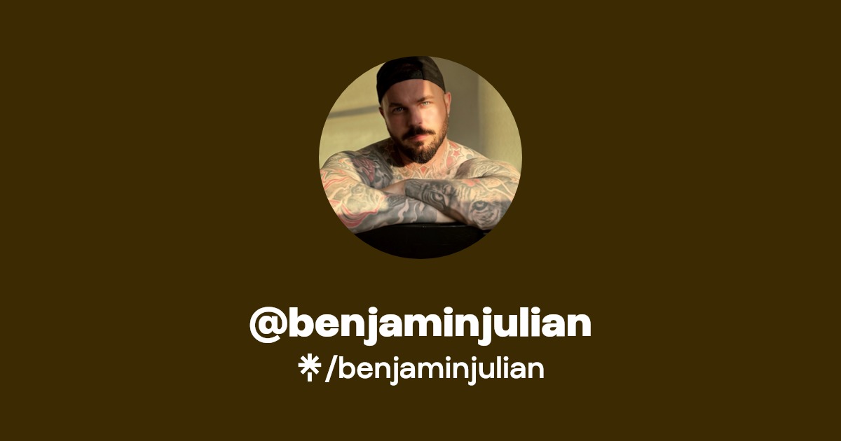 benjaminjulian - Find @benjaminjulian Onlyfans - Linktree
