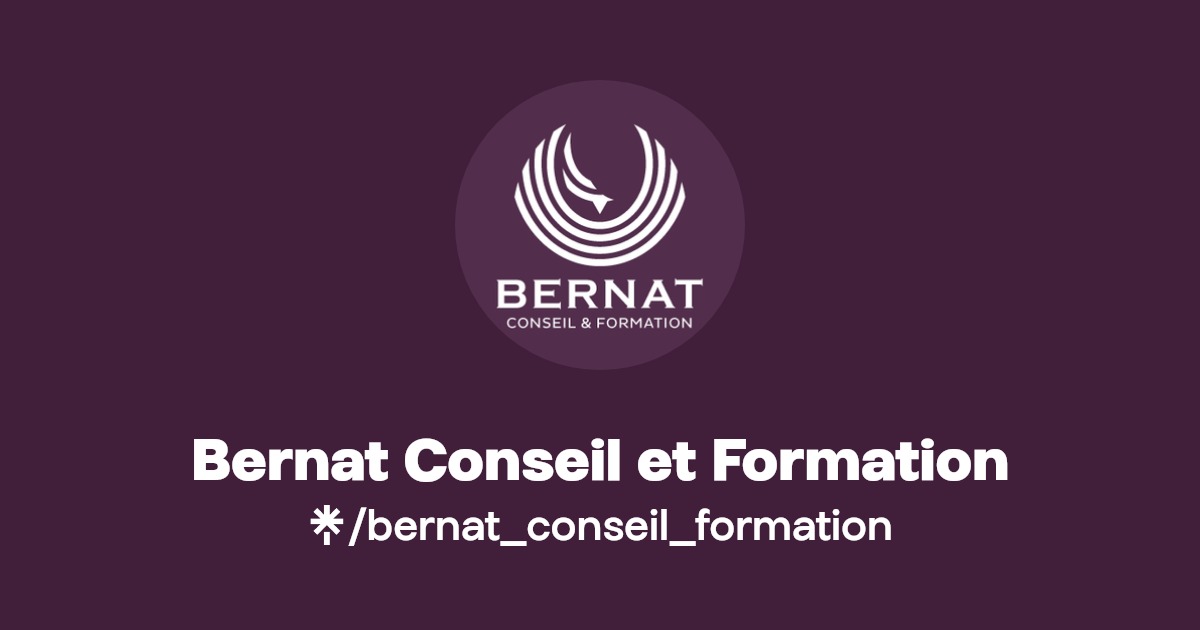 Bernat Conseil et Formation Instagram, Facebook Linktree