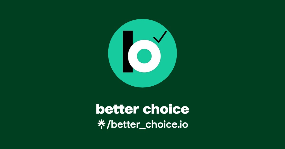 better choice Instagram, Facebook Linktree