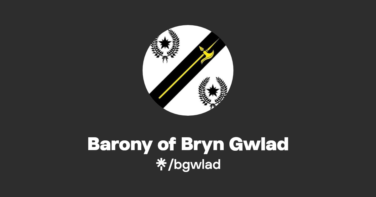 Barony of Bryn Gwlad Twitter, Instagram Linktree