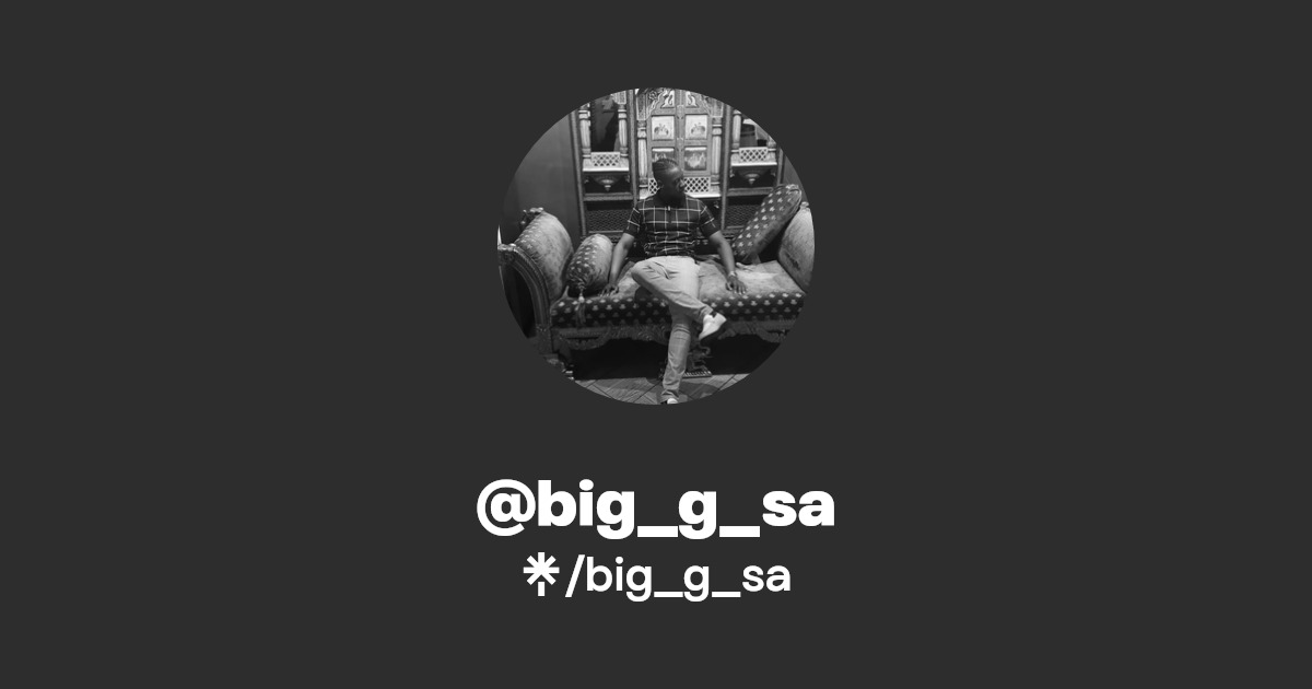 big_g_sa Instagram Linktree