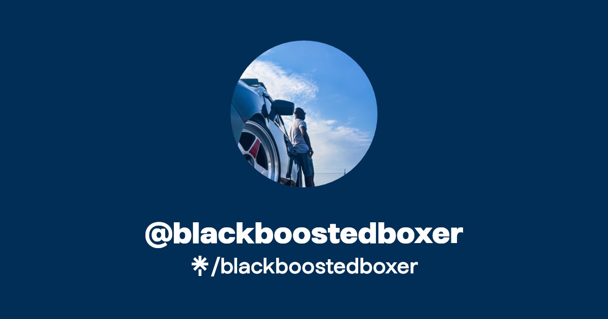 blackboostedboxer's Favorite Links Linktree