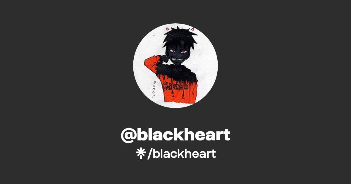 blackheart Listen on Spotify Linktree