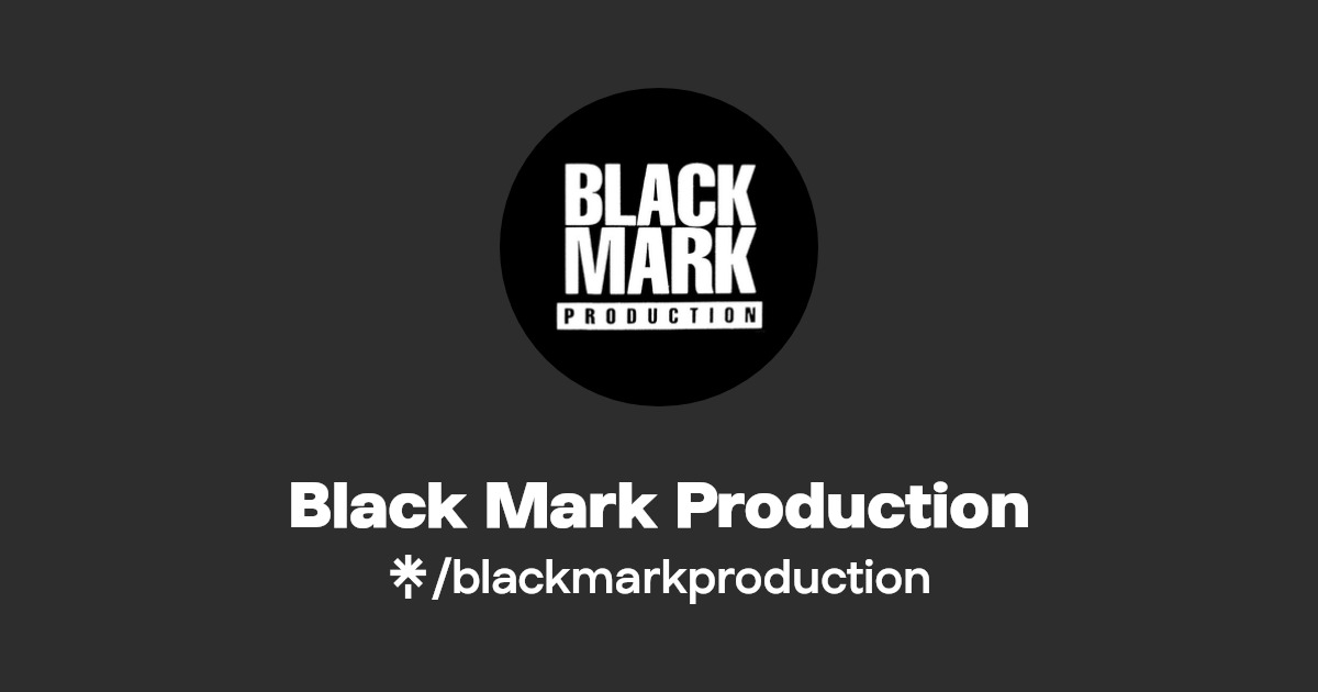 Black Mark Production Linktree