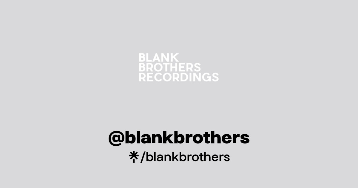 blankbrothers Instagram Linktree