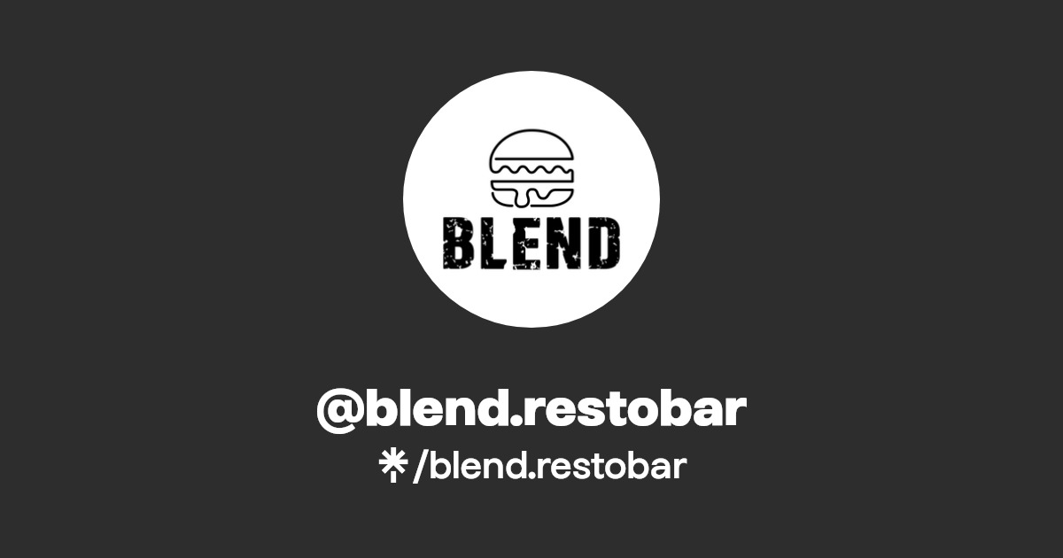 blend.restobar Linktree