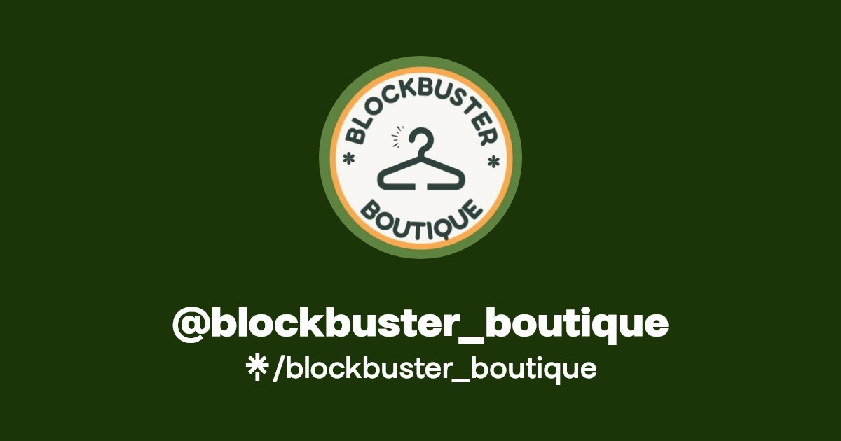 blockbuster_boutique Instagram Linktree