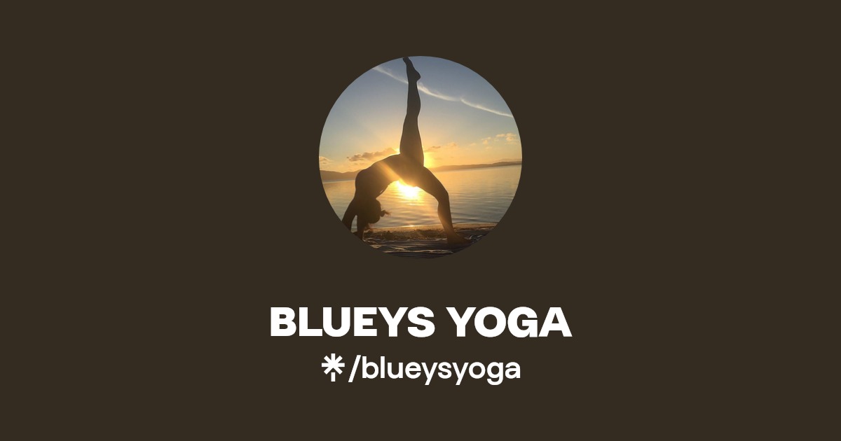 BLUEYS YOGA Instagram, Facebook Linktree