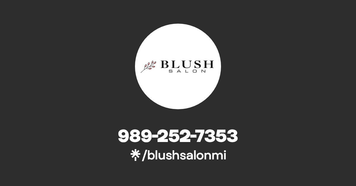 blushsalonmi Instagram, Facebook Linktree