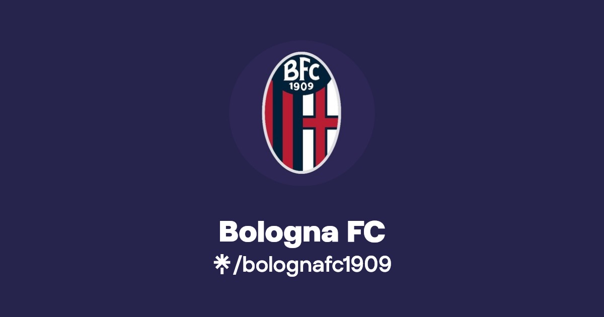 Bologna FC Twitter, Instagram, Facebook, TikTok Linktree
