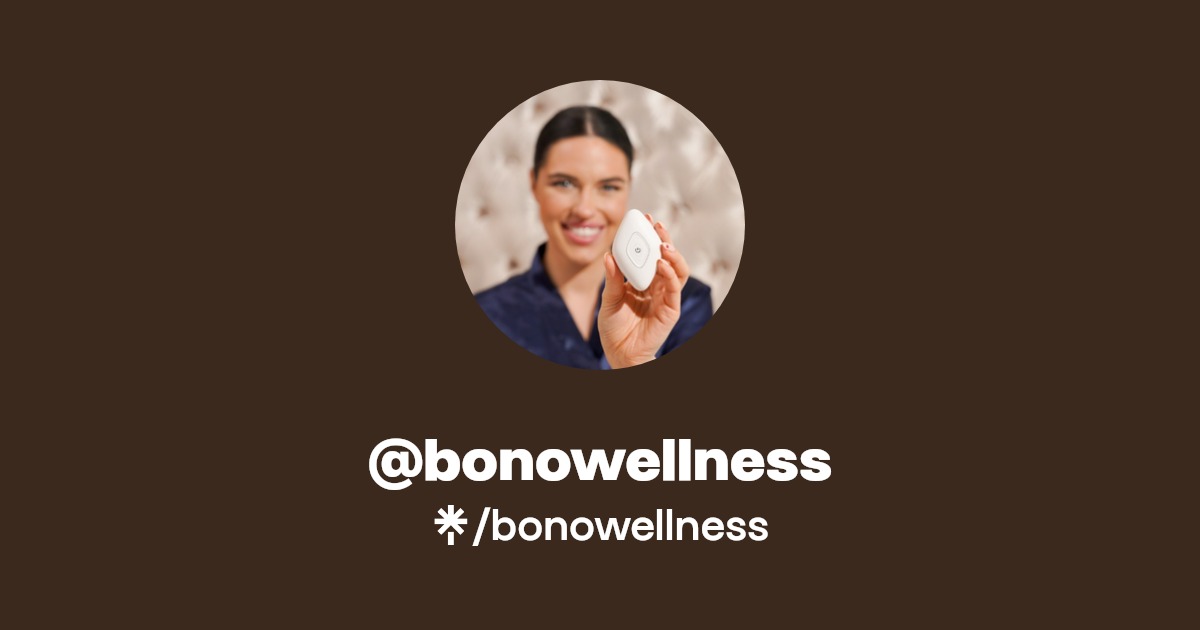 bonowellness Instagram, Facebook Linktree
