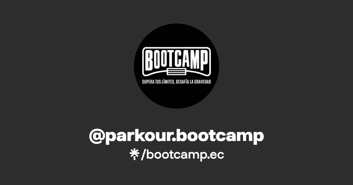 parkour.bootcamp TikTok Linktree