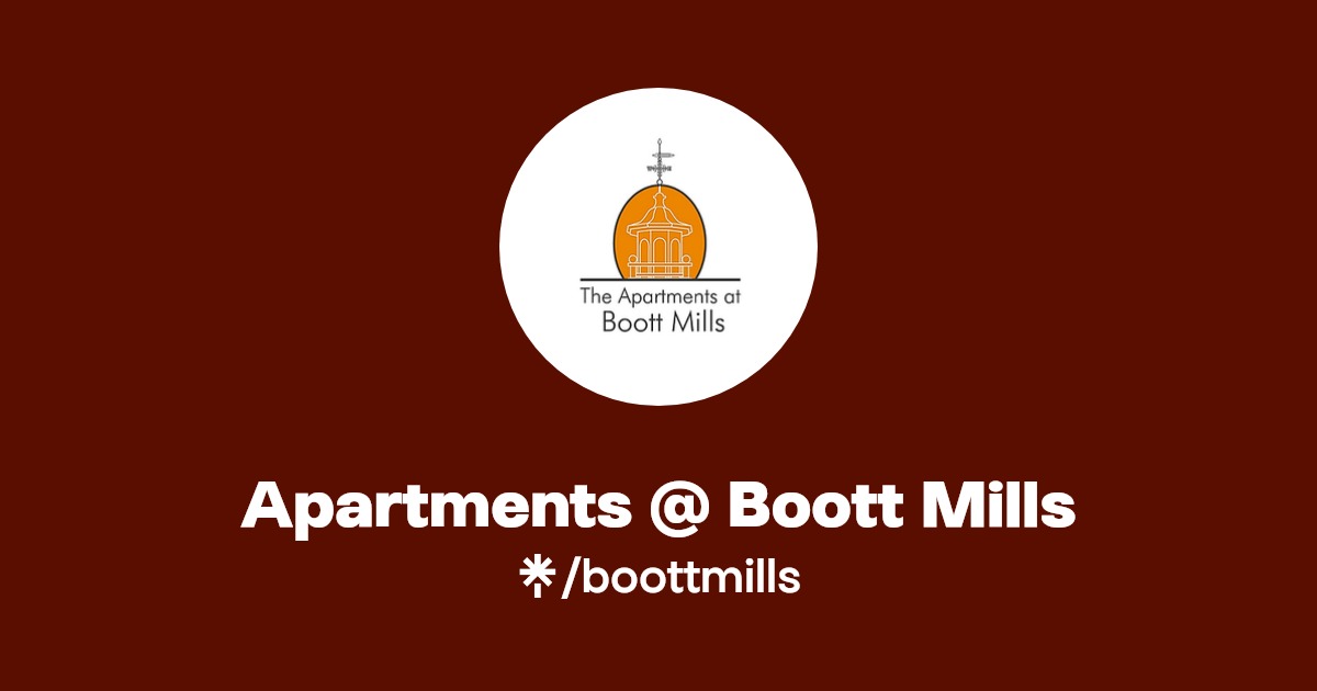 Apartments Boott Mills Instagram, Facebook Linktree