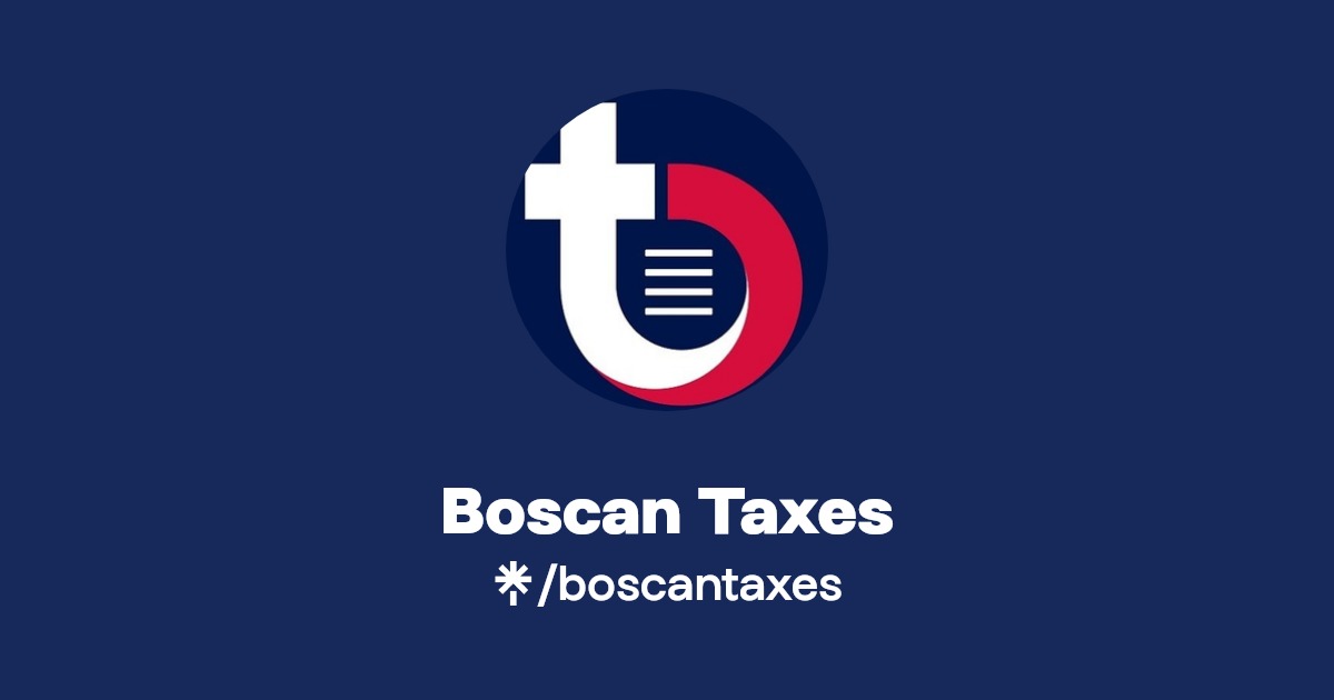 Boscan Taxes Instagram, Facebook Linktree