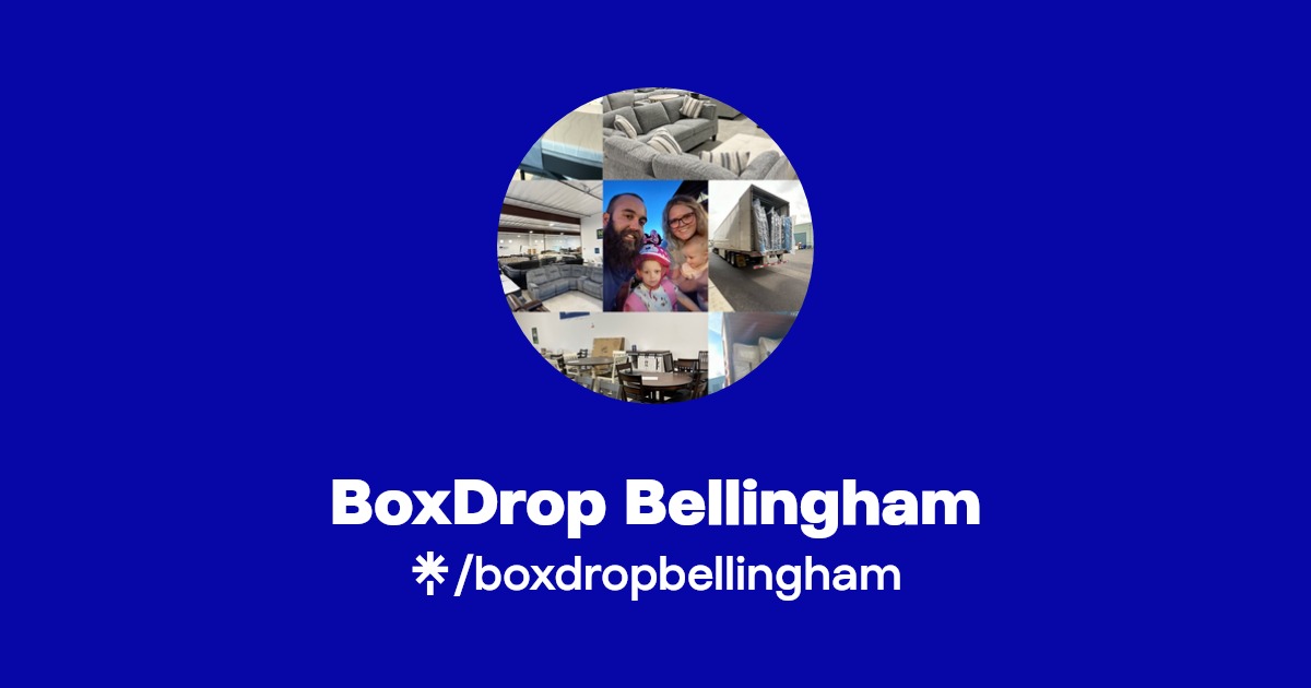 BoxDrop Bellingham Instagram, Facebook Linktree