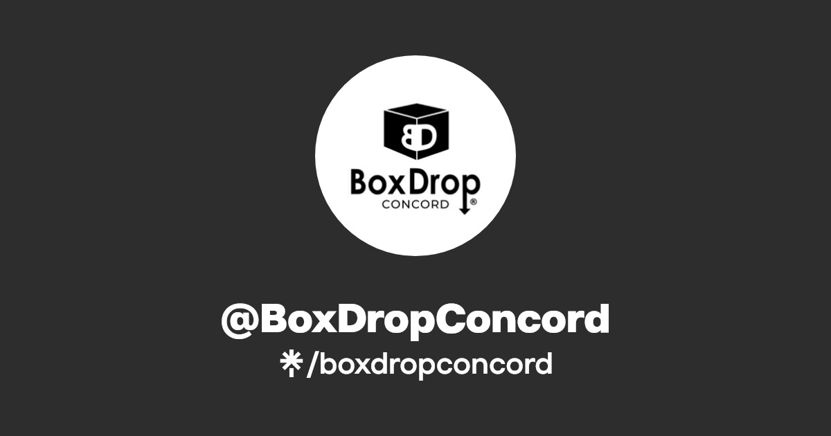 boxdropconcord Instagram, Facebook Linktree
