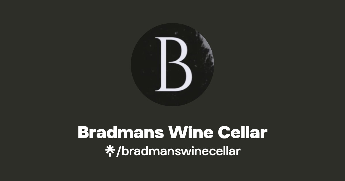 Bradmans Wine Cellar Facebook Linktree