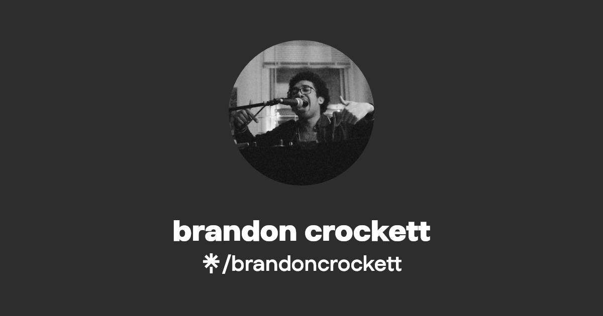 brandon crockett Instagram, TikTok Linktree