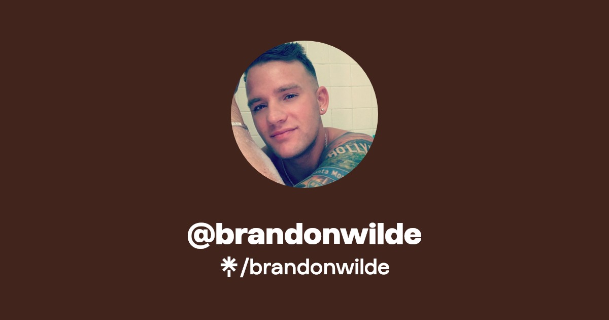 brandonwilde - Find @brandonwilde Onlyfans - Linktree