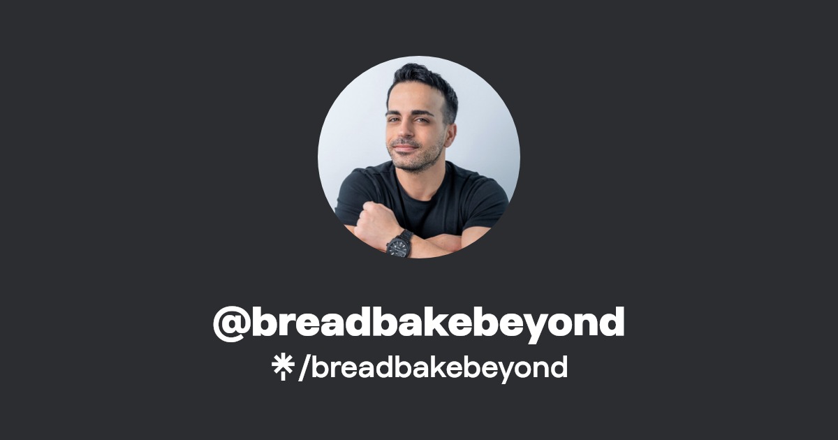 breadbakebeyond Instagram, TikTok Linktree