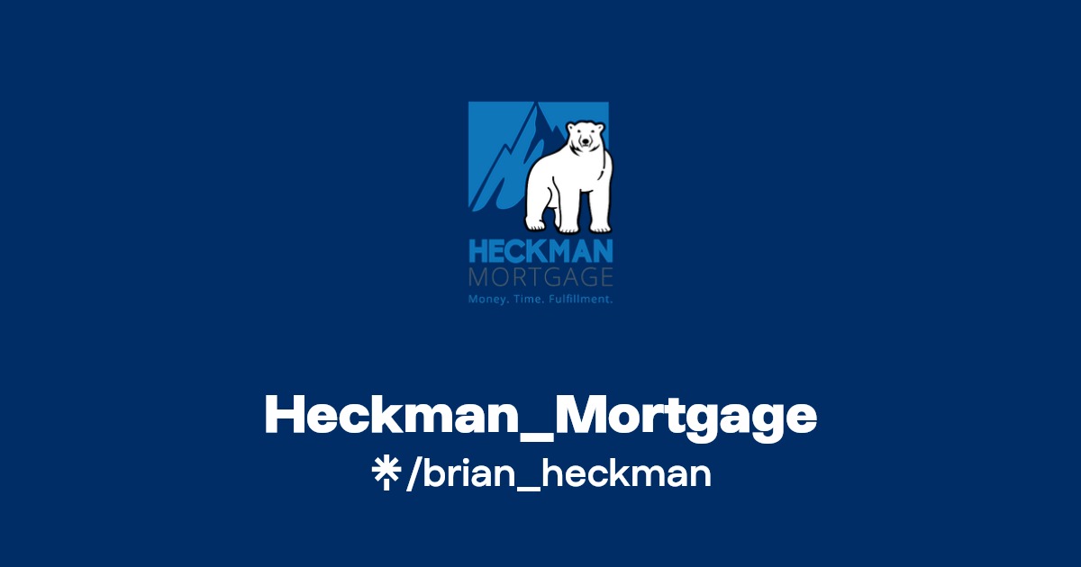 Heckman_Mortgage Instagram, Facebook Linktree