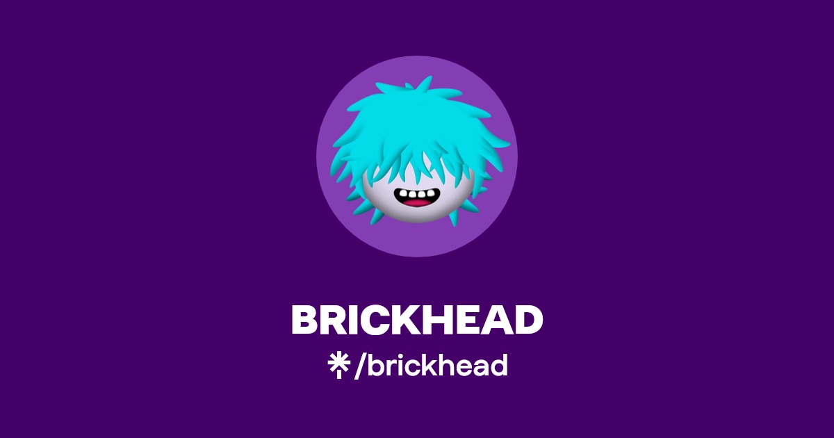 brickhead's link in bio Instagram and socials Linktree