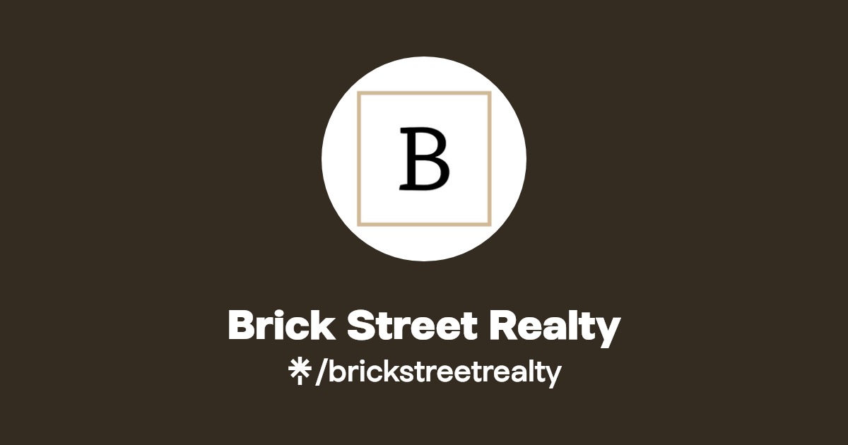 Brick Street Realty Instagram, Facebook Linktree
