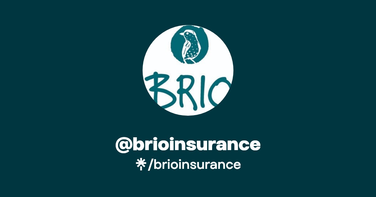 brioinsurance Twitter, Instagram, Facebook Linktree