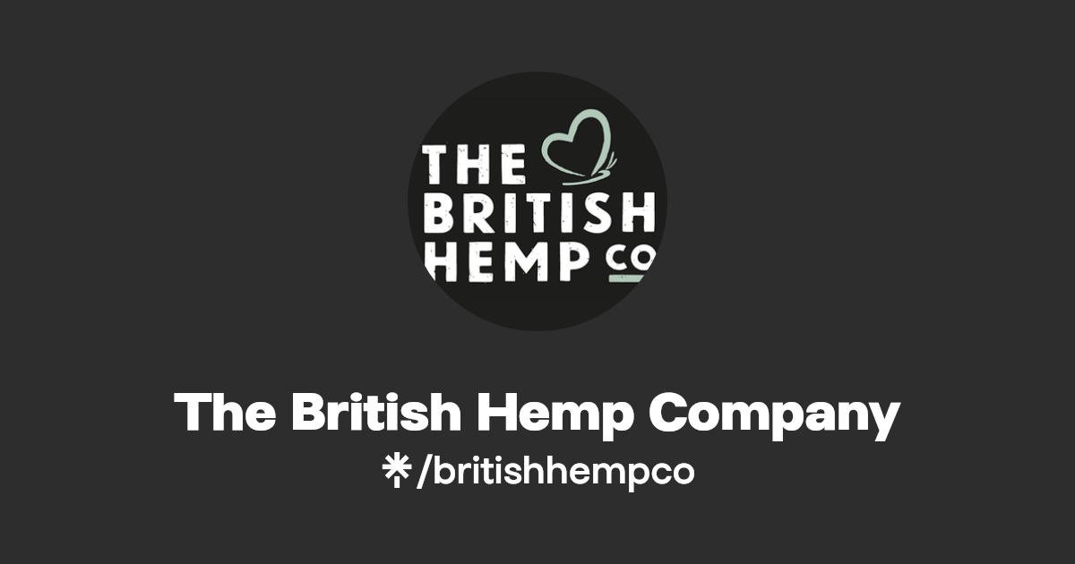 The British Hemp Company Instagram, Facebook Linktree