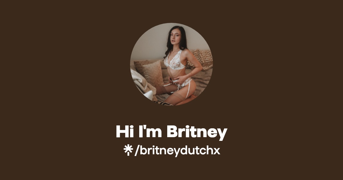 Britney - Find Britney Onlyfans - Linktree