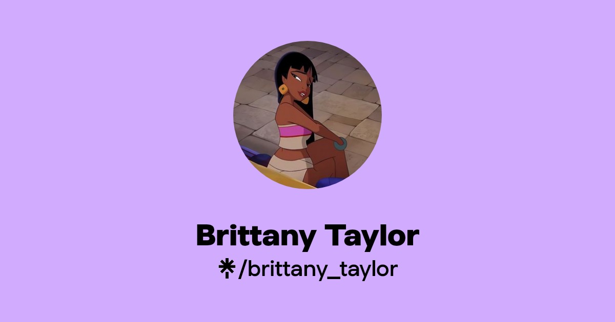 Brittany Taylor - Find Brittany Taylor Onlyfans - Linktree