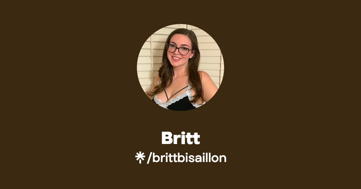 Britt Instagram, TikTok Linktree