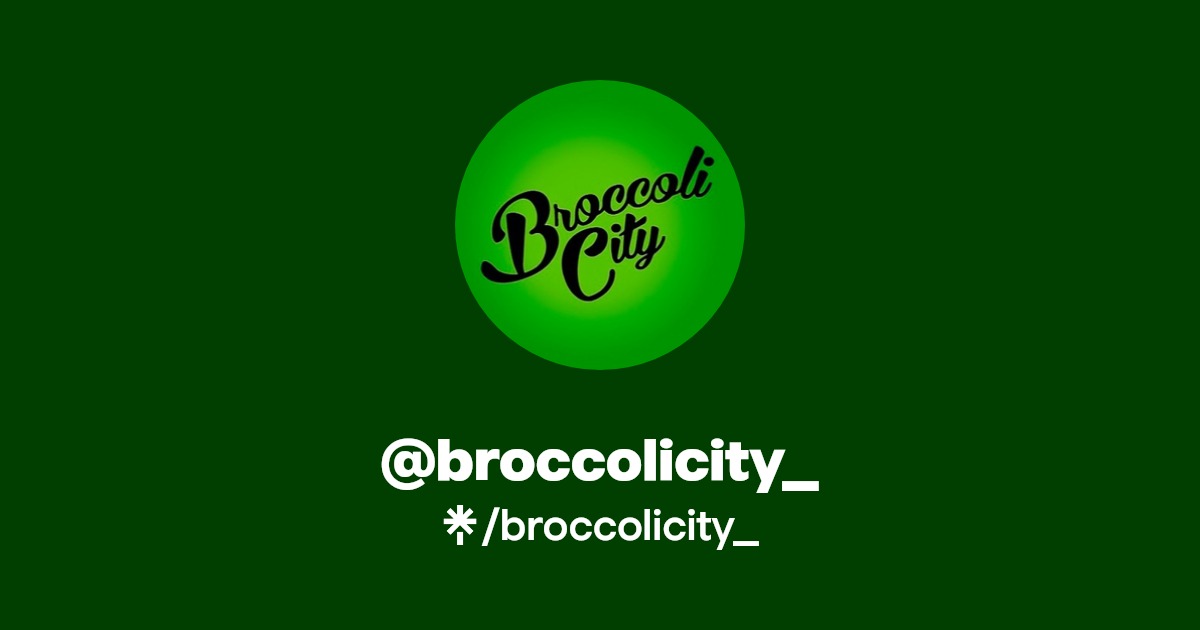 broccolicity_ Instagram, Facebook, TikTok Linktree