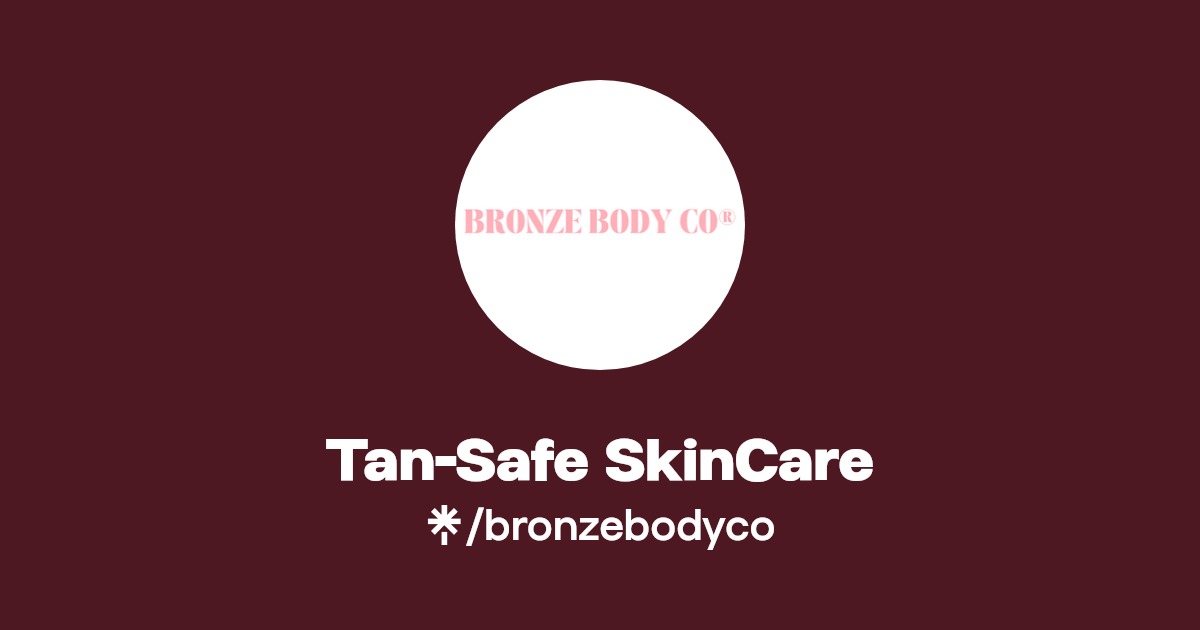 TanSafe SkinCare Instagram Linktree