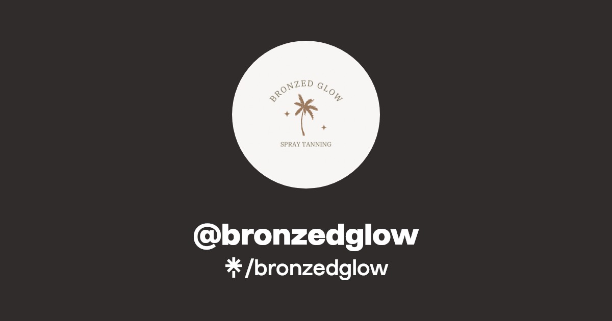 bronzedglow Instagram Linktree