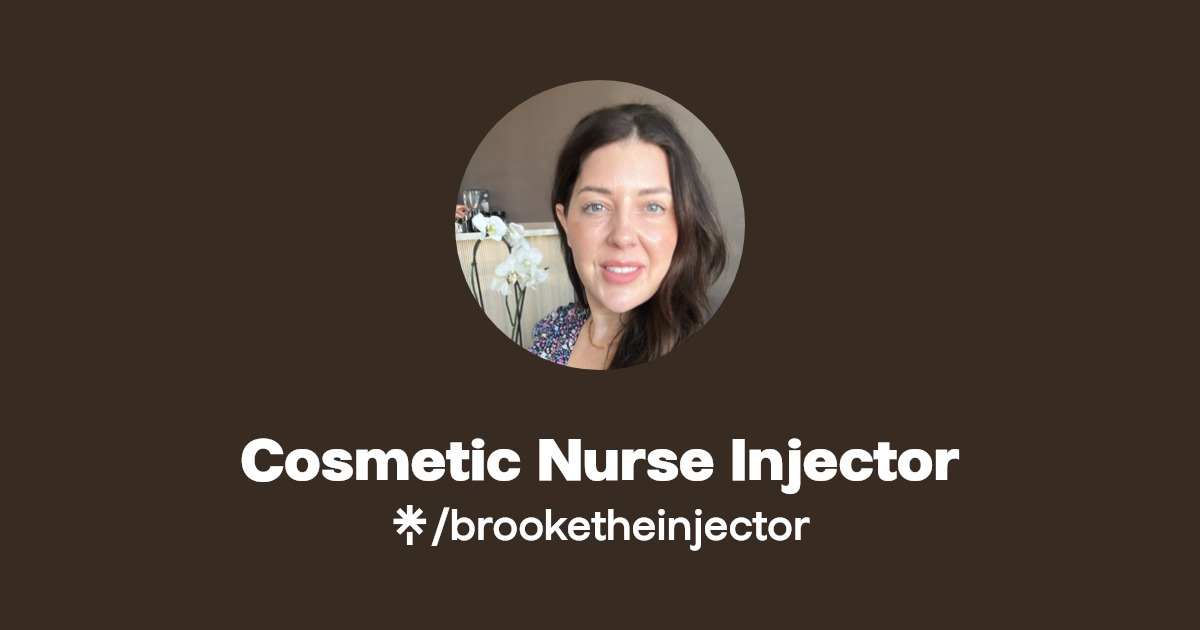 Nurse Injection Specialist Instagram, Facebook Linktree