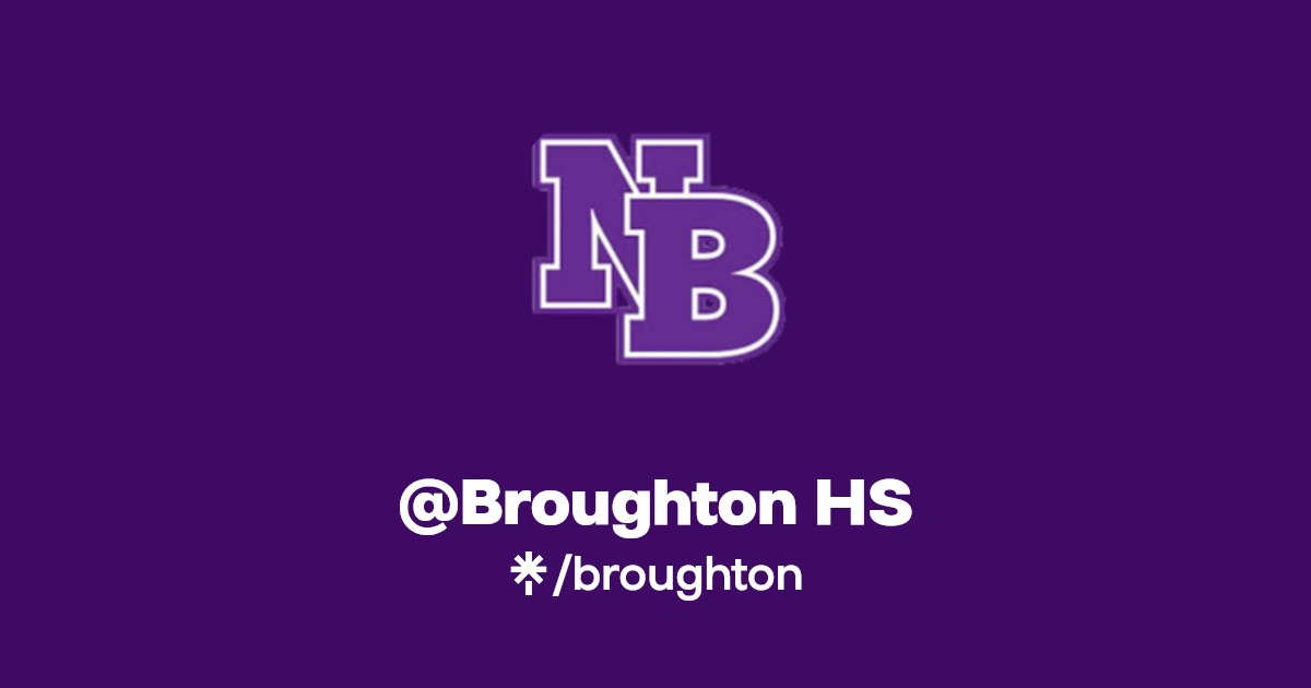 Broughton HS Instagram, TikTok Linktree