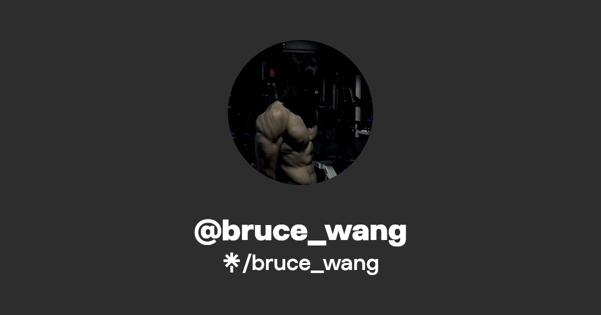 bruce_wang | Instagram, TikTok | Linktree