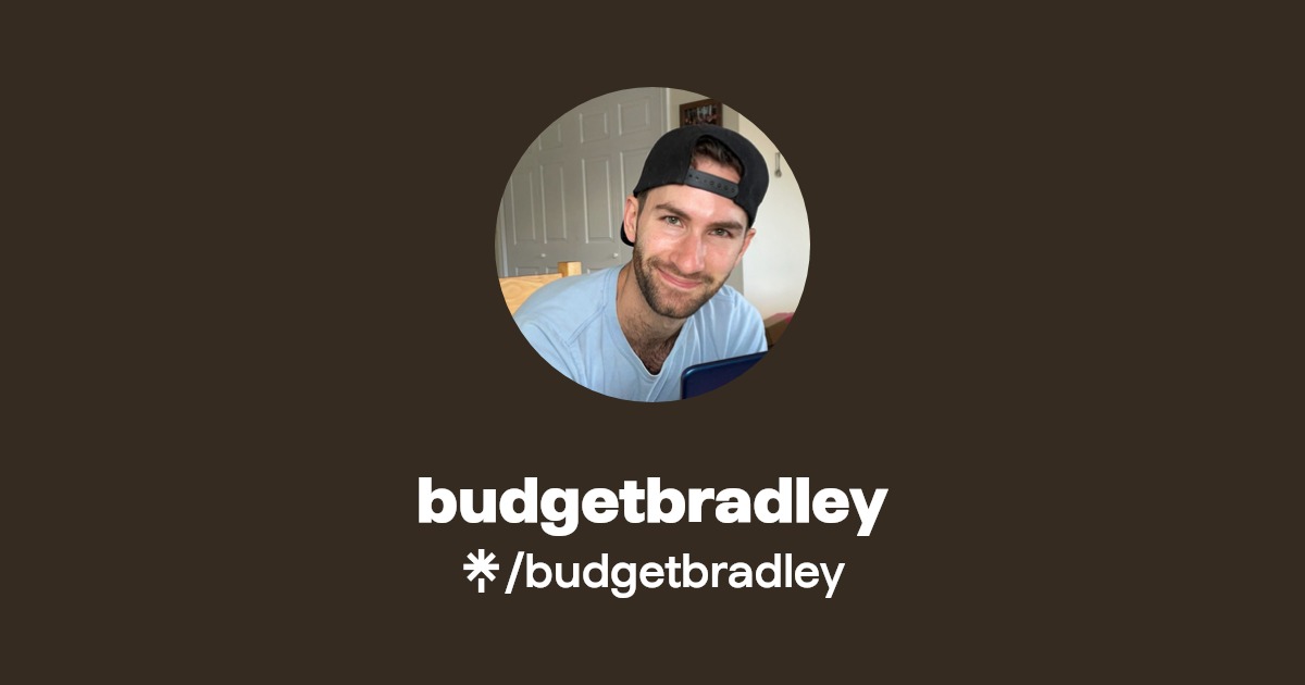 budgetbradley | Linktree