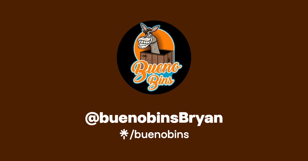 buenobinsBryan Instagram, Facebook, TikTok Linktree