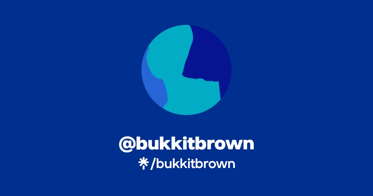 bukkitbrown Facebook, Twitch Linktree