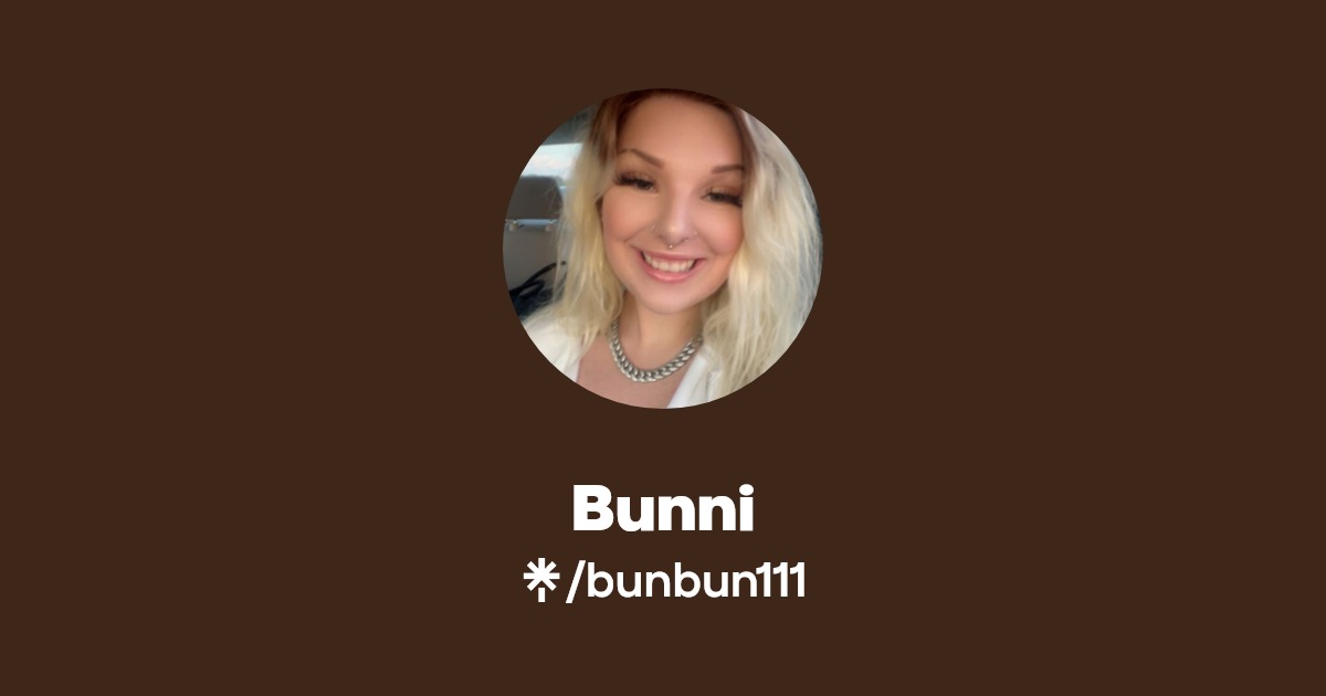 Bunni - Find Bunni Onlyfans - Linktree