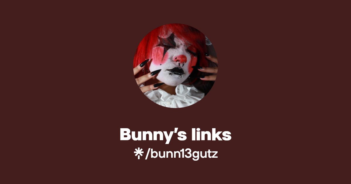 Bunny’s links | Linktree