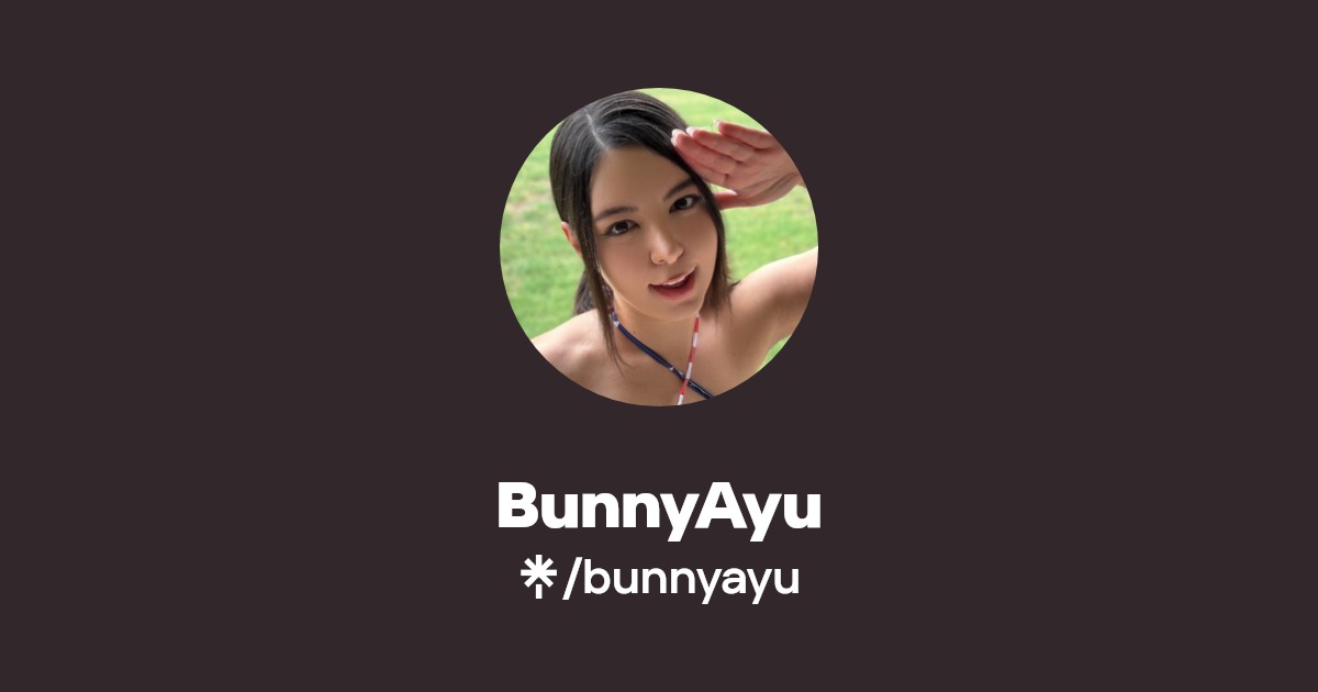 BunnyAyu Instagram, Twitch Linktree
