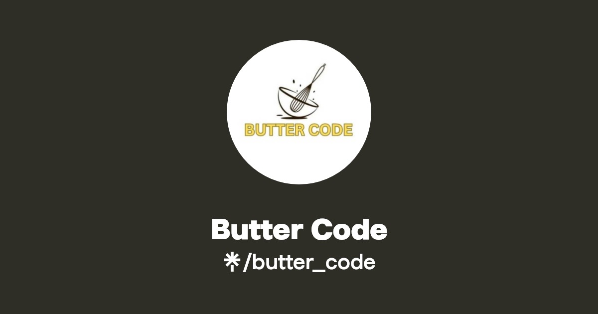 Butter Code Linktree
