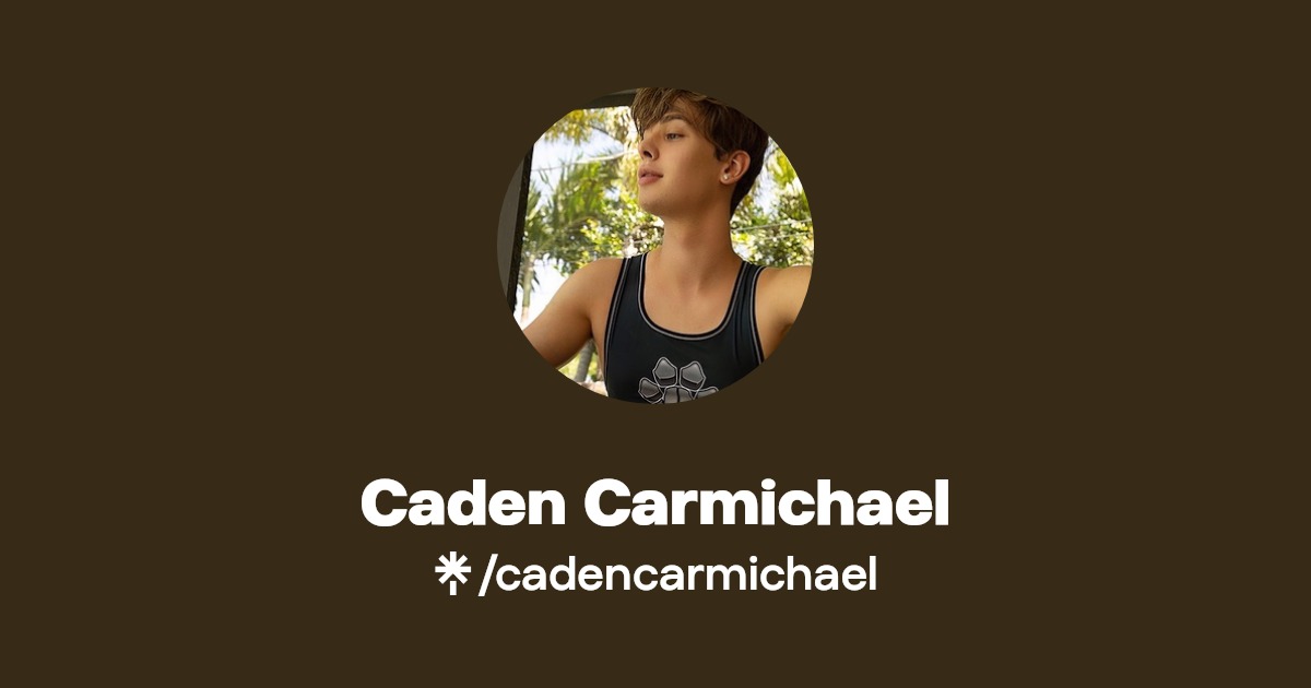 Caden Carmichael - Find Caden Carmichael Onlyfans - Linktree