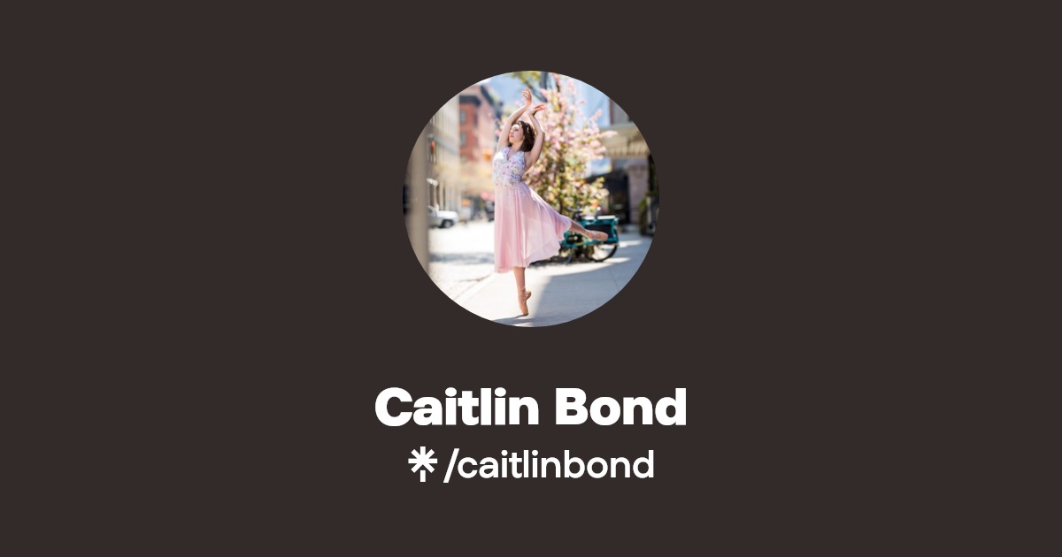 Caitlin Bond | Instagram, Facebook, TikTok | Linktree