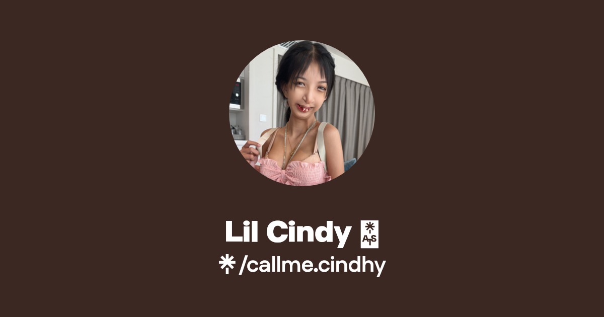 Lil Cindy 💕 - Find Lil Cindy 💕 Onlyfans - Linktree
