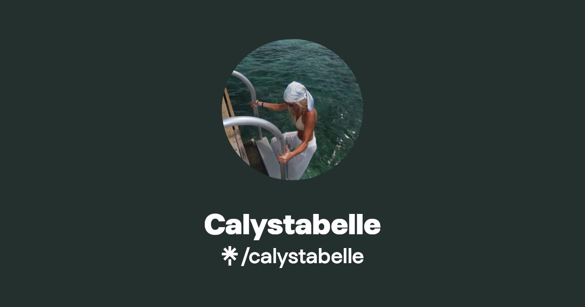 Calystabelle | Instagram, TikTok | Linktree
